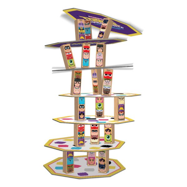 JUEGO TORRE TAMBALEANTE DISNEY CUBES JCA-2427 - Imagen 5