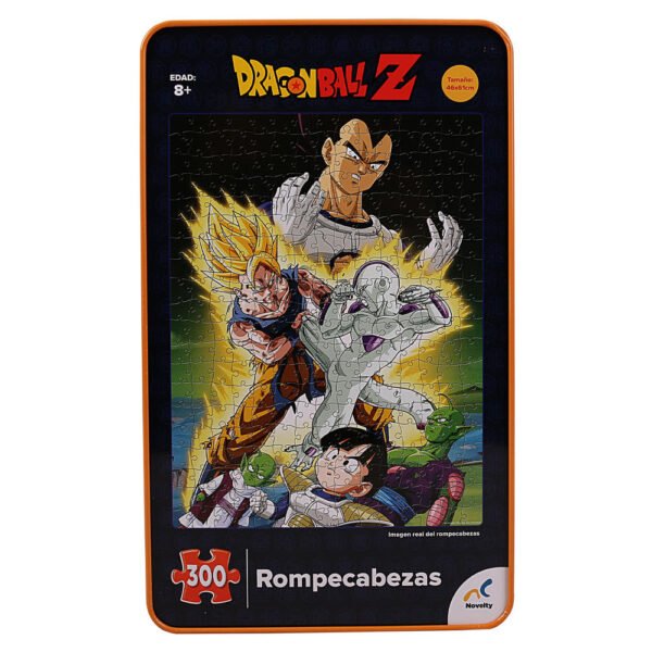 ROMPECABEZAS COLECCIONABLE DRAGON BALL Z EN CAJA METALICA 300 PZS JCA-2898 - Imagen 4