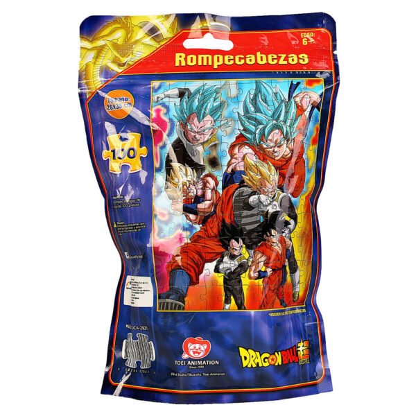 ROMPECABEZAS DRAGON BALL SUPER BOLSA FOIL 100 PIEZAS JCA-2921 - Imagen 2