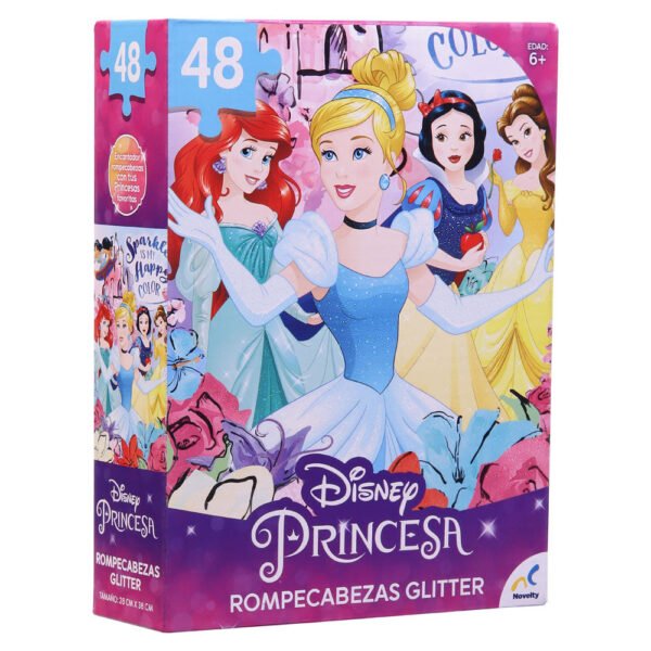 ROMPECABEZAS ESPECIAL GLITTER PRINCESAS JCA-3095