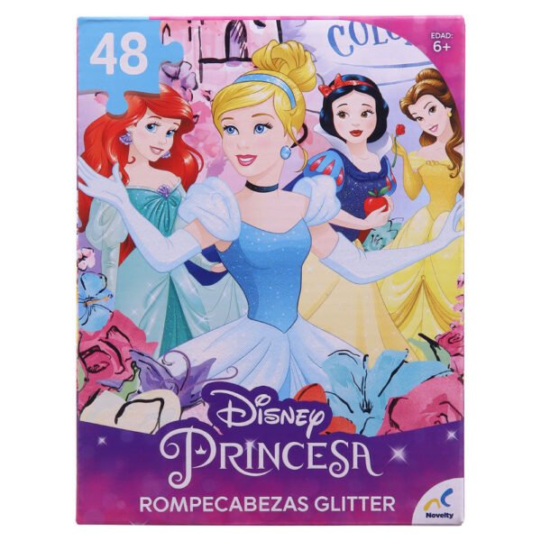 ROMPECABEZAS ESPECIAL GLITTER PRINCESAS JCA-3095 - Imagen 3