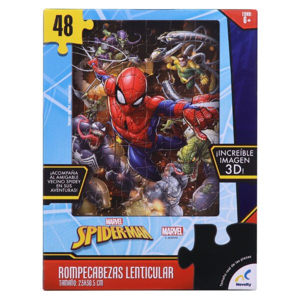 ROMPECABEZAS ESPECIAL LENTICULAR SPIDER-MAN JCA-3118T - Imagen 2