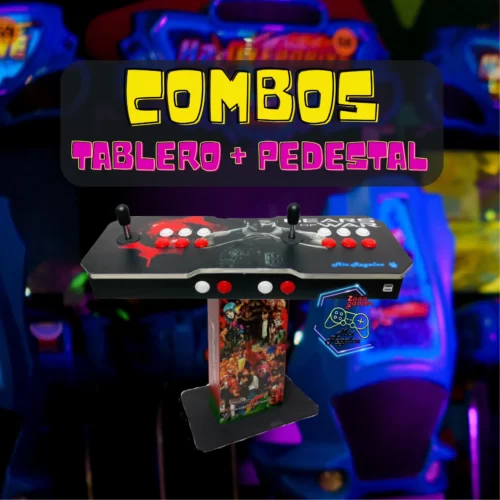 TABLEROS ARCADE CON PEDESTAL