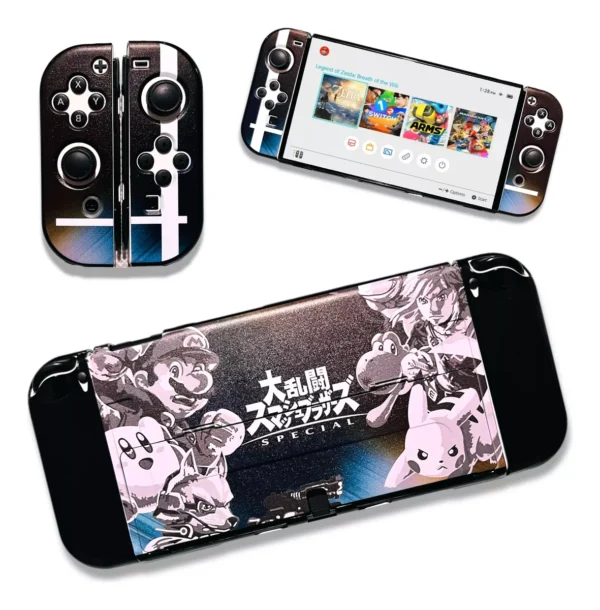 Funda Protectora De Acrílico Para Nintendo Switch Oled Smash Bros