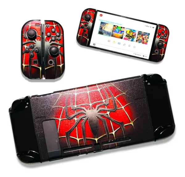 Funda Protectora De Acrílico Para Nintendo Switch Spiderman