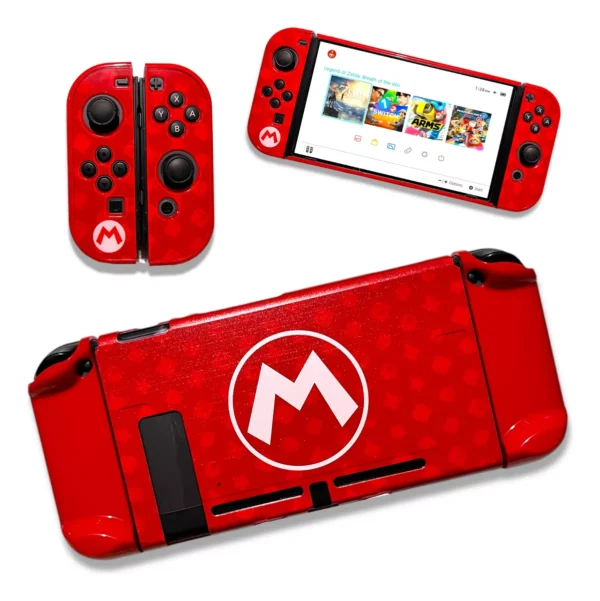 Funda Protectora De Acrílico Para Nintendo Switch Mario Bros