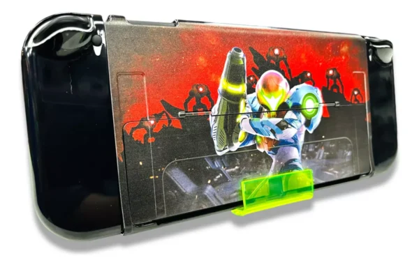 Funda Protectora De Acrílico Para Nintendo Switch Oled Metroid - Imagen 3