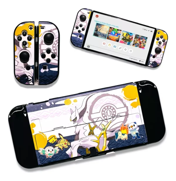 Funda Protectora De Acrílico Para Nintendo Switch Oled Pokemon