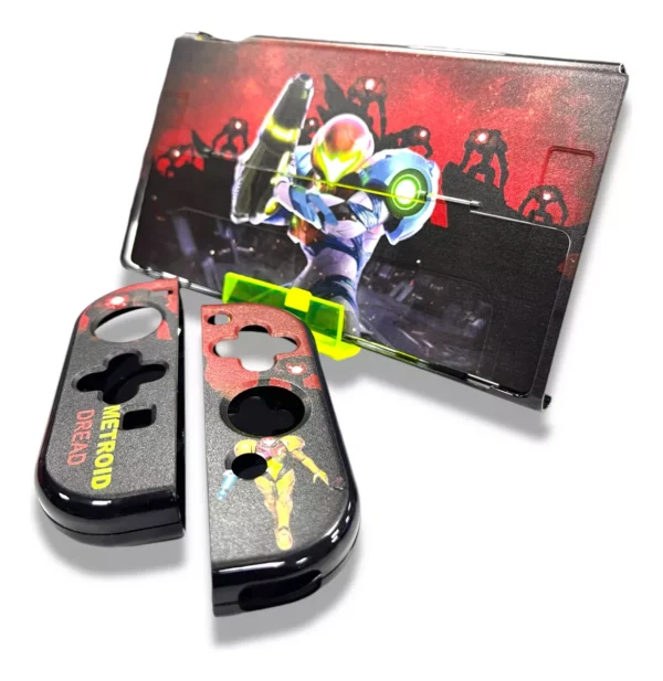 Funda Protectora De Acrílico Para Nintendo Switch Oled Metroid - Imagen 2